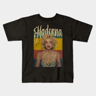 Madonna // Aesthetic Music Vintage // Kids T-Shirt